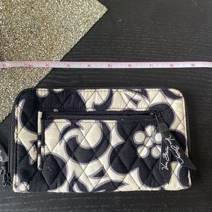 Black and white Vera Bradley wallet